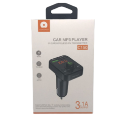 Chargeur Allume-Cigare MP3 + USB 3.1A Noir - | Smarty Paris 